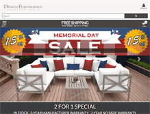 Tablet Screenshot of designfurnishings.com